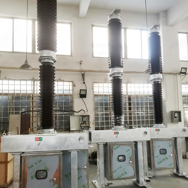 72.5KV  Outdoor high-voltage SF6 ceramic column single-phase circuit breaker